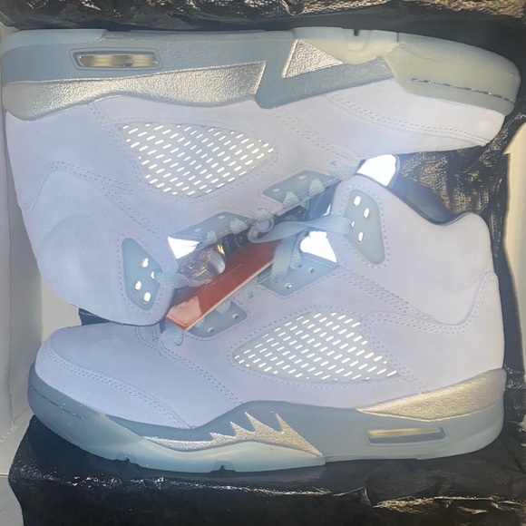 jordan retro 5 ice blue